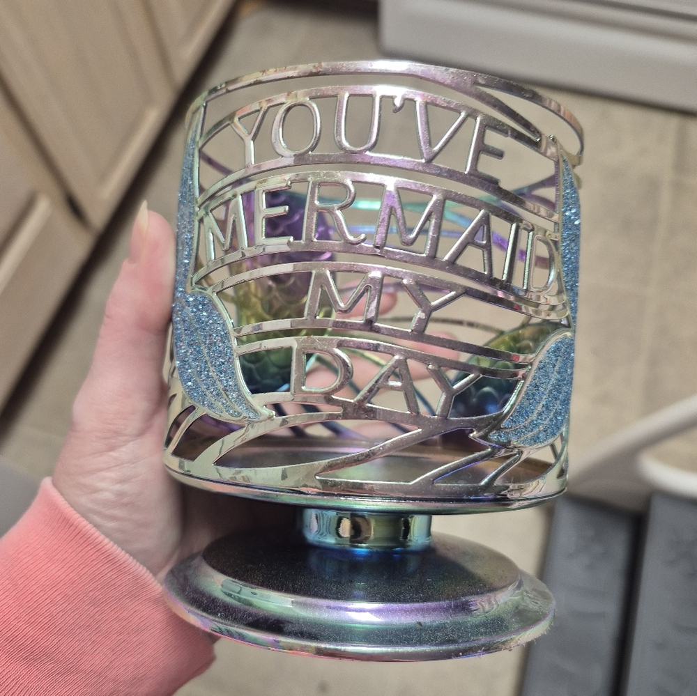 Bath&Body Works Vintage Candle Holder Mermaid addition